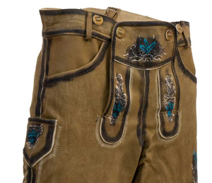 Lederhosen Bavarian lederhosen แบบคลาสสิกสำหรับผู้ชายขายส่ง - Product Image 5