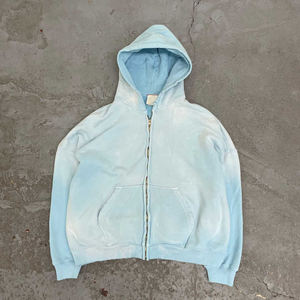 Sweat à capuche pour hommes 2025 Acid Wash Regular Fit Sweatshirts sur mesure de haute qualité Sweat à capuche en coton entièrement personnalisable - Product Image 6