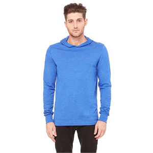 50% โพลีเอสเตอร์/ คอตตอน25%/ผ้าเรยอน25% ผ้าเรยอน | เสื้อยืดมีฮู้ดแบบ Tri-creole มีน้ำหนักเบามีเชือกรูดแบบเกาหลีผ้าแคนวาส์3ส่วน - Product Image 4