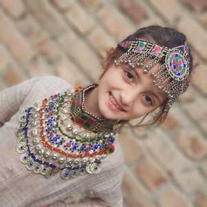 Conjunto de joyería Kuchi afgano collares tribales pendientes Matha Patti Vintage Kuchi Tribal afgano gitano hecho a mano monedas antiguas conjuntos de joyería - Product Image 3