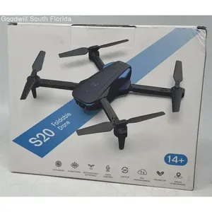 Dron deportivo S20 sellado de fábrica, modelo plegable negro con modo sin cabeza, listo para volar - Product Image 1