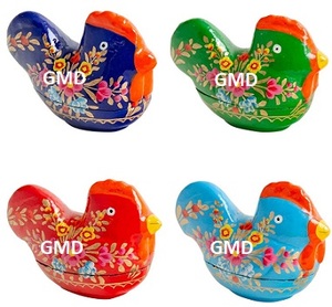 Charming Handcrafted Paper Mache Easter Hen Decor Festive Collection for Party Displays - Product Image 1