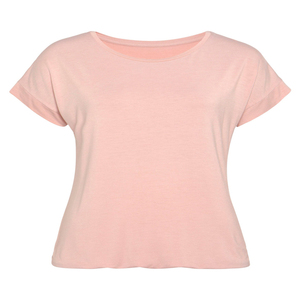 T-shirt à la mode de style décontracté pour femmes col rond manches courtes tissu en maille vente en gros t-shirts de mode en vrac - Product Image 1