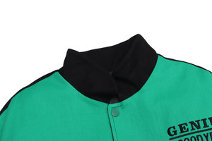 Venta al por mayor de chaqueta de color Nascar diseño personalizado OEM logotipo bordado 100% algodón orgánico moto chaqueta de coche de carreras hecho en Pakistán - Product Image 5