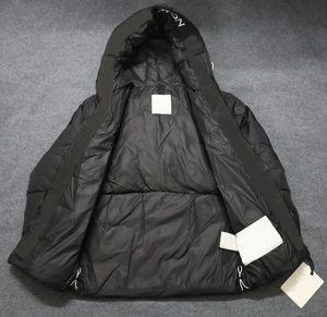 Dernière veste matelassée d'hiver chaude et imperméable pour homme en toile de qualité supérieure avec col montant et logo frontal 2025 - Product Image 6