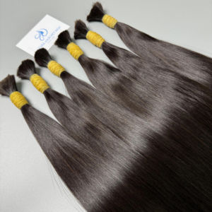 Extensiones de Cabello Humano Virgen Vietnamita SDD 100% Natural al por Mayor, Color Negro y Marrón de Moda, Liso Natural - Product Image 1
