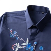 Chemise à manches longues en toile unie pour homme, nouveau design, logo personnalisé, respirante, coupe classique, décontractée
