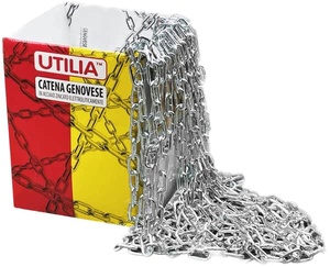 Chaîne galvanisée zinguée en boîte N 30 (10 m, diamètre du fil 10,0) - Product Image 1