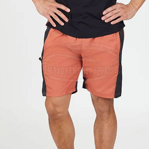 กางเกงขาสั้นออกกำลังกายทำเองได้พร้อมพิมพ์ลายนูนโลโก้สไตล์ลำลองตาข่ายและผ้าฝ้ายตกแต่งลายพื้นสำหรับวิ่ง - Product Image 3