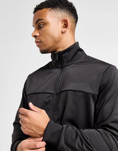 Survêtement à capuche imprimé zippé pour homme - Respirant, séchage rapide, 100% coton, vêtements de sport de printemps pour les passionnés de fitness - Product Image 4