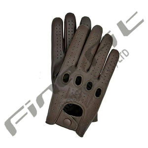 Gant d'équitation antidérapant durable respirant en cuir véritable gants d'équitation accessoires d'entraînement équestre en plein air - Product Image 6