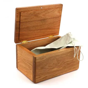 กล่องใส่เถ้ากระดูกไม้เนื้อแข็งพร้อมฝาปิดบานพับสำหรับเก็บขี้เถ้าของมนุษย์หรือสัตว์เลี้ยงจากเวียดนาม - Product Image 4