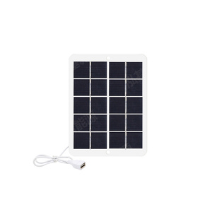 Panel Solar Policristalino Semiflexible de 5V 3W con Salida USB para Carga Portátil en Exteriores - Product Image 3