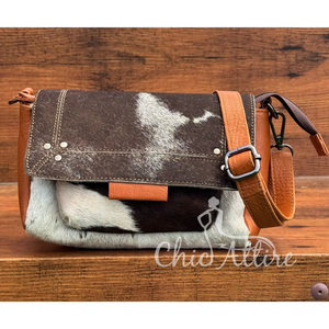 Gran oferta, bolso de mano, bolso de hombro, bolsos de piel de vaca Real, bandolera con correa ajustable para mujer, usos múltiples - Product Image 1