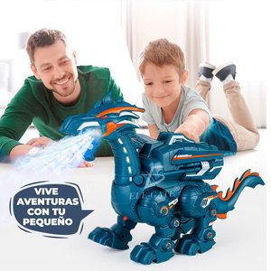 Giocattolo Dinosauro Elettrico Multifunzionale con Suoni e Spruzzi per Bambini - Product Image 2