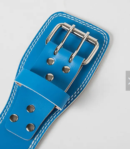 Logotipo personalizado Fitness Seguridad Cuero de vaca Gimnasio Deportes Deadlif Soporte de cintura Levantamiento de pesas Cinturón de palanca - Product Image 6