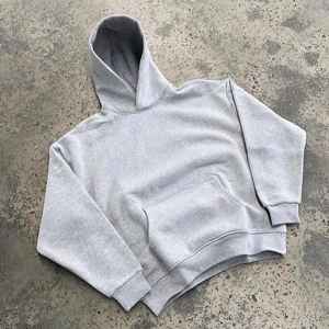 Sweat à capuche confortable coupe classique avec logo personnalisé en molleton épais pour homme et unisexe, sweat-shirt d'hiver vierge, sweats à capuche oversize - Product Image 6