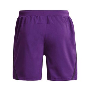 Short de Jogging Confortable Léger Taille Élastique Vêtements pour Hommes Shorts 100% Coton Polyester Été Streetwear Couleur Violette - Product Image 2