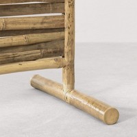 Écrans de séparation pliables décoratifs de diviseur d'écran de pièce en bambou écologique pour la division naturelle de mur de salons