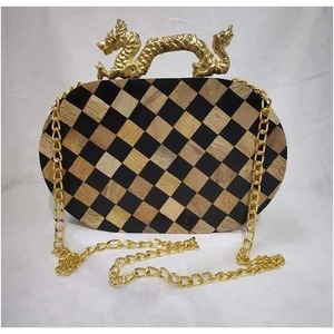 Nuevo Diseño Artesanal de resina para mujer/niña, bolso de mano étnico de Metal, cartera de mano de mosaico, bolso de mano de resina de La India - Product Image 4