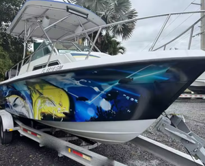 Barco de Pesca Clásico de 1985, Embarcación Marina para Aventuras Familiares y de Recreo, 26 Pies, con Motor Interno y Remolque - Product Image 5