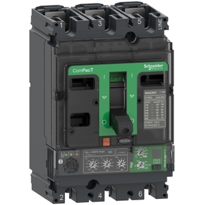 Per Schneider Electric C16N34V160 Interruttore Automatico 160A 3 Poli ComPacT NSX160N 50kA 415VAC MicroLogic 4.2 Vigi Trip Unit 3D - Product Image 1