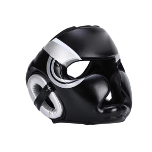 New Arrival High Quality Adult Leather DUAL SPORT Portable Head Protection for Boxing MMA & Taekwondo Training Unisex - Product Image 4