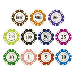 Fichas de Póker Casinokart de Calidad de Casino, 14 g, 40 mm, Color Personalizado, Logotipo, Material de Arcilla ABS, Calcomanía Interior, Denominación, Pedido Mínimo - Product Image 2