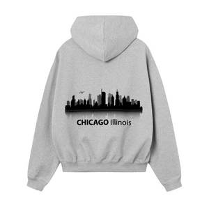 Nouveau design de sweat à capuche épais avec logo personnalisé sweat à capuche surdimensionné brodé pull d'hiver en éponge française sweats à capuche brodés - Product Image 1