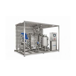 Commercial HTST Milk Pasteurization Plant Stainless Steel 500L High-Accuracy 2-Year Warranty Multi-Voltage Plate <b>Heat</b> Exchanger - Product Image 4