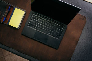 แผ่นรองโต๊ะทำงานหนังแท้หรูหรากันกลิ่นทนทานกันลื่นพื้นผิวหนังวัวสำหรับใช้งานมืออาชีพ LDM-0208 - Product Image 4