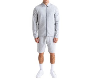 Conjunto de Camiseta y Pantalones Cortos de Algodón Sólido, Estilo Vintage, para Hombre, Verano, Transpirable, de 240 g/m², Personalizable - Product Image 1