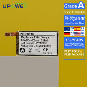 ULi 고품질 3.7V 150mAh 리튬 폴리머 배터리 SP271828SF FB504 FB505 스마트워치 교체용 - Product Image 1