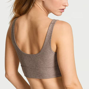 Soutien-gorge de sport pour femmes en gros personnalisé, respirant, sans couture, ajusté, pour la course à pied, le yoga, soutien élevé numérique, réglable à l'avant - Product Image 3