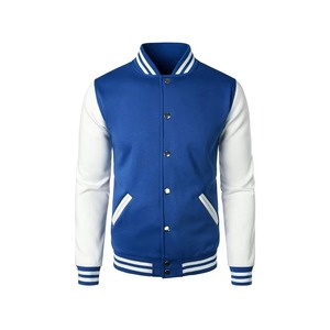 Chaqueta Bomber Casual para Hombre, Cuello Alto, Logotipo Frontal, Poliéster/Algodón, Alta Calidad - Product Image 1