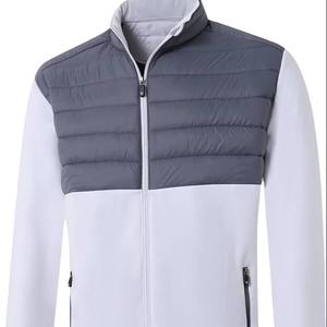 Chaquetas de golf para hombres Chaquetas acolchadas de invierno para hombres de golf acolchadas con cremallera completa de rendimiento informal y elegante personalizadas para OEM - Product Image 1
