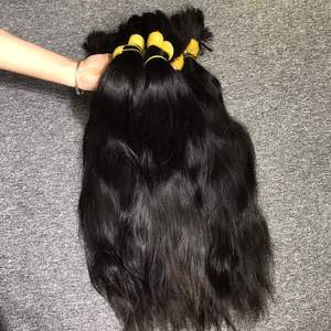 Vente en gros de meilleure qualité 100% Virgin Remy Natural Wave Extensions de cheveux humains pour femmes noires du Vietnam - Product Image 1