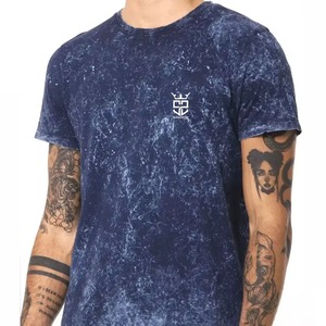Camiseta de hombre transpirable de algodón 100% ligera con estampado y lavado ácido, de corte holgado, estilo urbano, superventas - Product Image 6