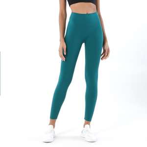 Leggings de yoga taille haute ultra-doux avec logo personnalisé, pantalon moulant pour femmes, leggings de course athlétique - Product Image 1