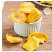 Tropische gedroogde jackfruit uit Vietnam, zoete natuurlijke smaak, knapperig, vacuüm gefrituurd, bulk levering