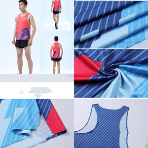 เสื้อกล้ามออกกำลังกายผู้ชายคุณภาพสูงขายส่ง ผ้าโพลีเอสเตอร์ 100% ทรงโอเวอร์ไซส์ ตัดเย็บแบบถัก แห้งเร็ว น้ำหนักเบา - Product Image 5