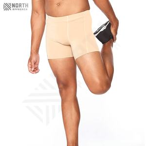 Shorts de course à pied d'extérieur à séchage rapide, imprimés décontractés, en toile, pour hommes, élastiques, respirants, compressifs, shorts d'été - Product Image 4