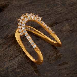 Silver Temple Diamond <b>Ring</b> 165982 Elegant Finger <b>Ring</b> - Product Image 3