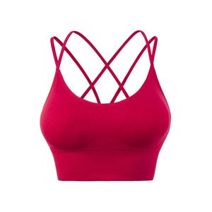 Soutien-gorge d'entraînement OEM avec logo personnalisé Soutien-gorge de sport pour femme Fitness 2023 Nouvel ensemble de yoga Soutien-gorge de sport sexy pour femmes Vêtements de yoga pour la salle de sport - Product Image 4