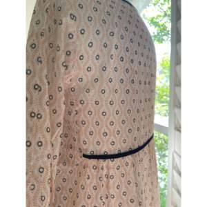 เดรสยาวสไตล์โกธิคแบบจีน แต่งโครเชต์  ลายเพชร  ซิป  ขอบเอวยางยืด  ผ้าชีฟอง  ไซส์ 3X สำหรับสาวออฟฟิศและออกงานกลางคืน - Product Image 4