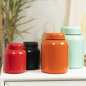 Boîte à thé en acier inoxydable de 1 litre, couleur personnalisée de qualité supérieure, récipient de stockage hermétique de qualité <span class=keywords><strong>alimentaire</strong></span> pour impression de logo OEM/ODM - Product Image 4
