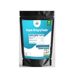 Polvo de Bhringraj orgánico, proveedores indios directos, hierbas indias orgánicas, polvo de Bhringraj 100%, cabello puro y saludable, cuero cabelludo Natural - Product Image 1