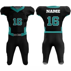 Maillot de football américain de haute qualité à manches courtes, impression de logo personnalisée, respirant, unisexe, dernier design haut de gamme, uniforme de style - Product Image 1