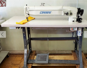 Consew146RBL-Series Single-Needle Zig-Zag <b>Walking</b>-Foot 30"Long Arrm Sewing-<b>Machine</b> - Product Image 1