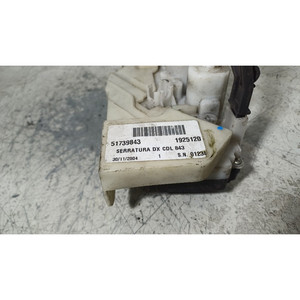 Serratura Anteriore Destra Lancia Ypsilon 1a Serie 51739843 188A9000 (03>06) - Product Image 3